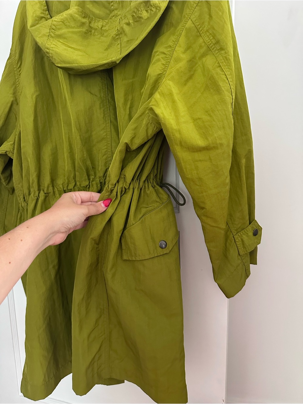 United Colors of Benetton Vintage Olive Green Anorak Parka — Made in Italy 🇮🇹 - Picture 7 of 7